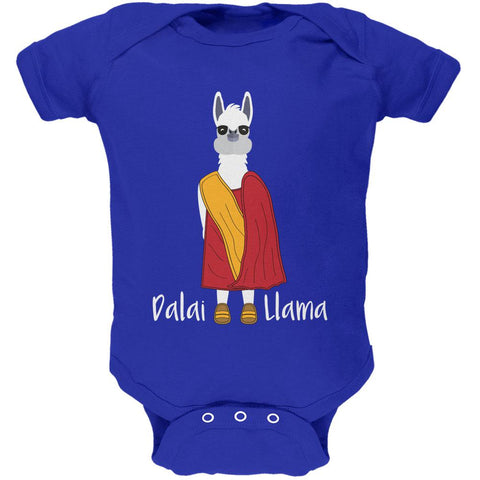 Funny Dalai Lama Llama Pun Soft Baby One Piece