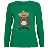 Despacito Means Slowly Funny Sloth Pun Womens Long Sleeve T Shirt