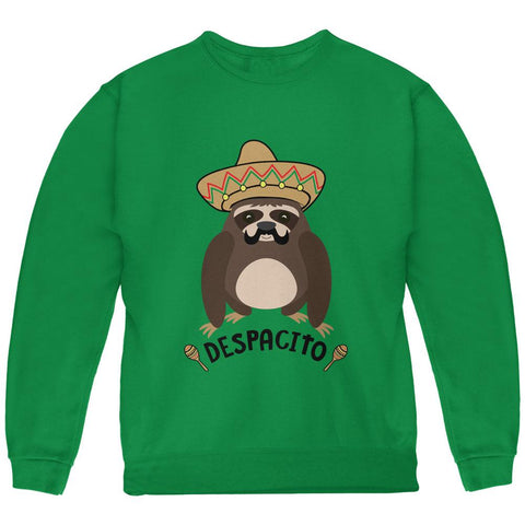 Despacito Means Slowly Funny Sloth Pun Youth Sweatshirt