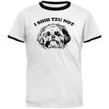 I Shih Tzu Not Mens Ringer T Shirt