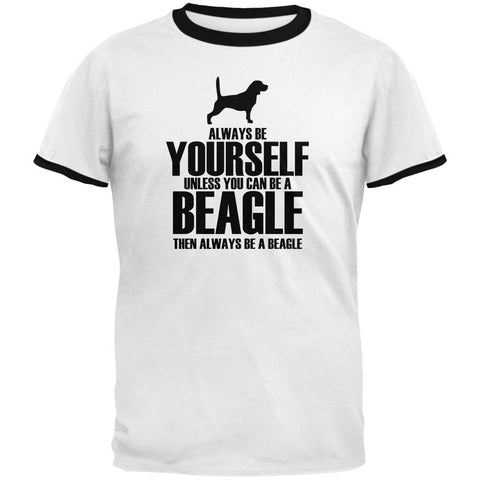 Always Be Yourself Beagle Mens Ringer T Shirt