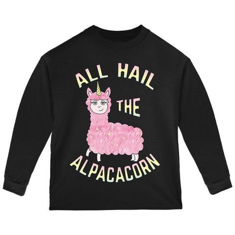 All Hail the Alpacacorn Toddler Long Sleeve T Shirt