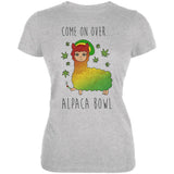 I'll Pack a Bowl Alpaca Pun Juniors Soft T Shirt