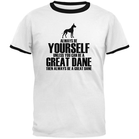Always Be Yourself Great Dane Mens Ringer T Shirt