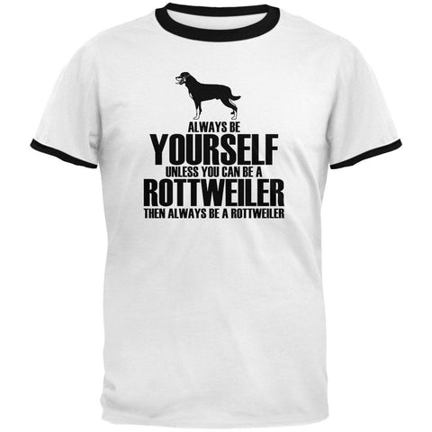 Always Be Yourself Rottweiler Mens Ringer T Shirt