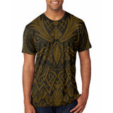 Trippy Owl Outline Men's Soft T-Shirt