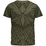 Trippy Owl Outline Men's Soft T-Shirt