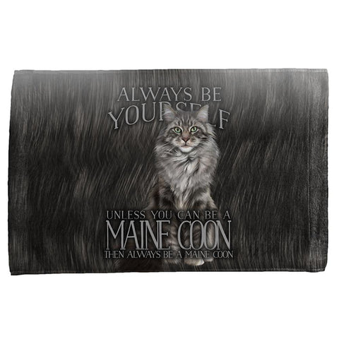Always Be Yourself Unless Maine Coon Cat All Over Hand Towel
