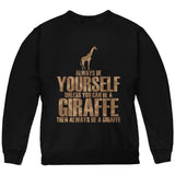 Always Be Yourself Giraffe Youth Sweatshirt