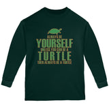 Always Be Yourself Turtle Youth Long Sleeve T Shirt