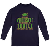 Always Be Yourself Turtle Youth Long Sleeve T Shirt