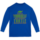 Always Be Yourself Turtle Youth Long Sleeve T Shirt