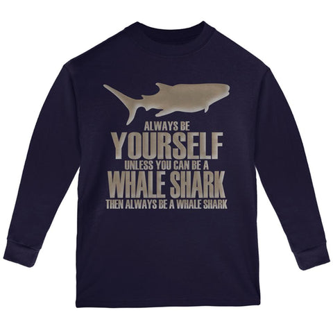 Always Be Yourself Whale Shark Youth Long Sleeve T Shirt