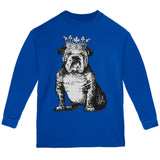 Bulldog Crown Youth Long Sleeve T Shirt