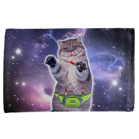 Makeup Cat Funny All Over Hand Towel