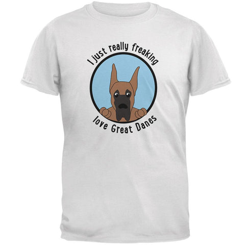 I Just Love Great Danes Dog Mens Soft T Shirt
