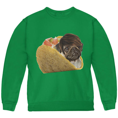 Taco Pug Youth Sweatshirt
