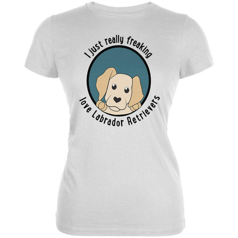 I Just Love Labrador Retrievers Dog Juniors Soft T Shirt