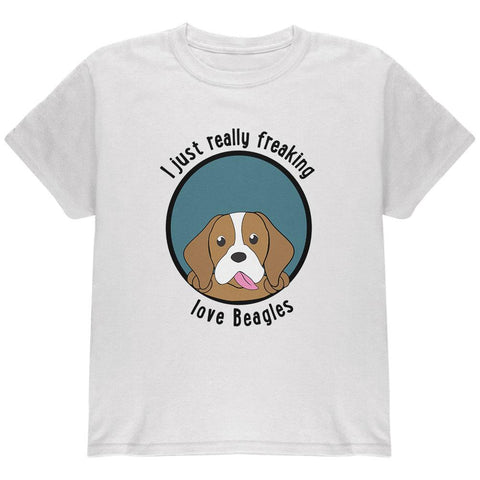 I Just Love Beagles Youth T Shirt