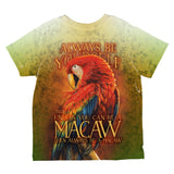 Always Be Yourself Unless Scarlet Macaw All Over Toddler T Shirt