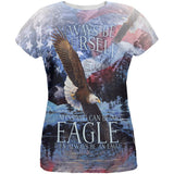 Always Be Yourself Unless American Bald Eagle All Over Womens T Shirt