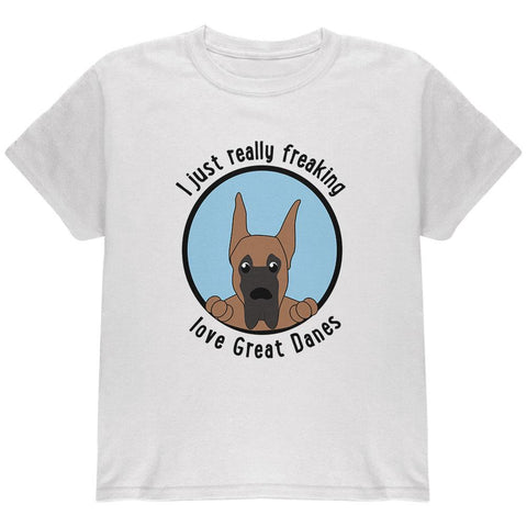 I Just Love Great Danes Dog Youth T Shirt