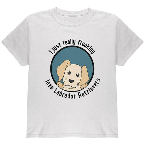 I Just Love Labrador Retrievers Dog Youth T Shirt