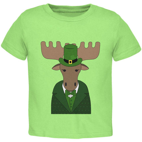 St. Patrick's Day Irish Leprechaun Moose Toddler T Shirt