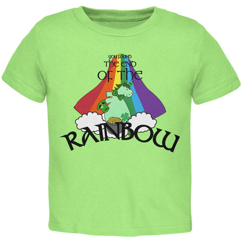 St. Patrick's Day Unicorn End Of The Rainbow Irish Toddler T Shirt