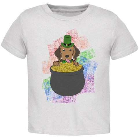 St. Patrick's Day Kerry Beagle Dog Irish Gold Lucky Toddler T Shirt