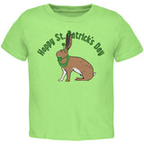 St. Patrick's Day Irish Hare Rabbit Pun Toddler T Shirt