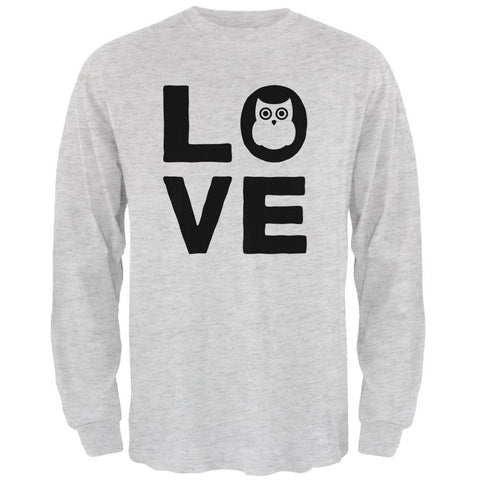 Owl Love Series Mens Long Sleeve T Shirt