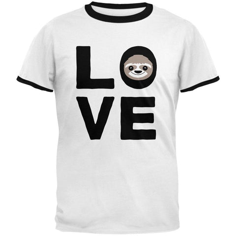Sloth Love Series Mens Ringer T Shirt