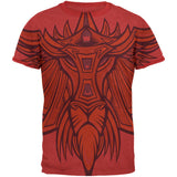 Leo King of the Lions Mens Ringer T Shirt