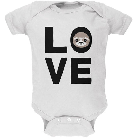 Sloth Love Series Soft Baby One Piece