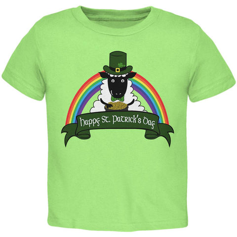 St. Patrick's Day Irish Sheep Leprechaun Gold Luck Toddler T Shirt