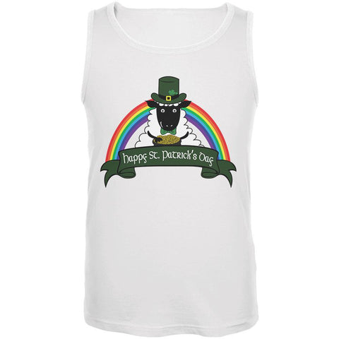 St. Patrick's Day Irish Sheep Leprechaun Gold Luck Mens Tank Top