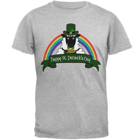 St. Patrick's Day Irish Sheep Leprechaun Gold Luck Mens T Shirt