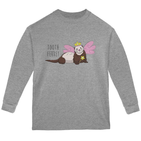 Tooth Fairy Ferret Pun Youth Long Sleeve T Shirt