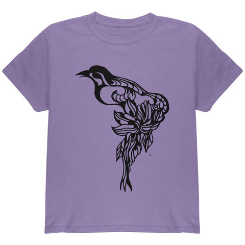 Spring Bird Pretty Line Art Youth T Shirt