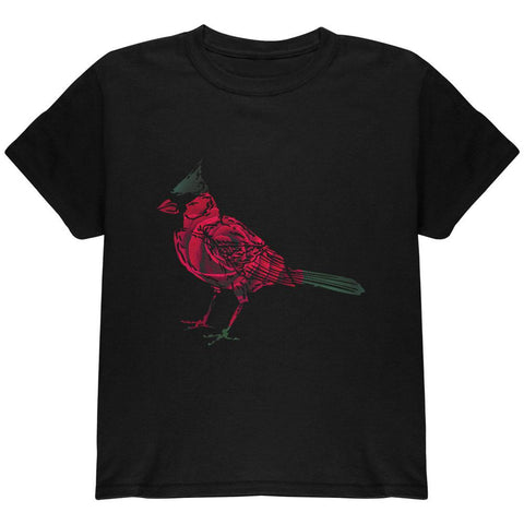 Spring Flower Cardinal Bird Roses Youth T Shirt