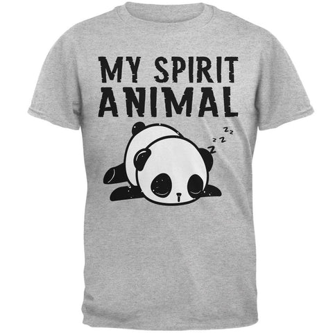 My Spirit Animal Tired Panda Cute Mens T Shirt
