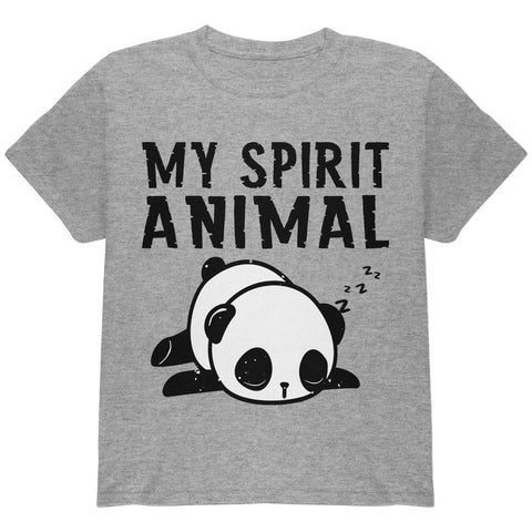 My Spirit Animal Tired Panda Cute Youth T Shirt