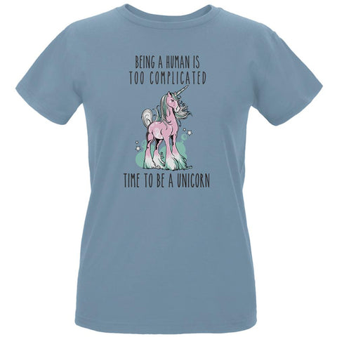 Time To Be A Unicorn Womens Organic T Shirt