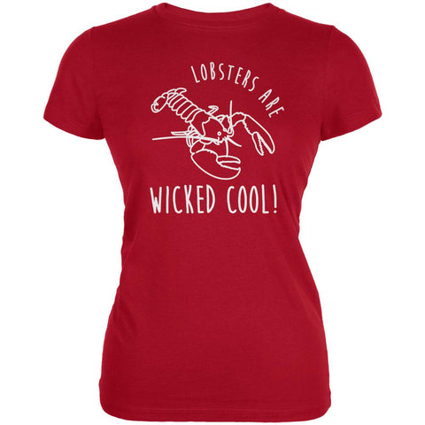 Lobsters are Wicked Cool Juniors Soft T Shirt