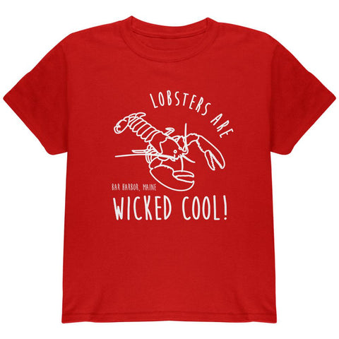 Lobsters are Wicked Cool - Bar Harbor Maine Youth T Shirt