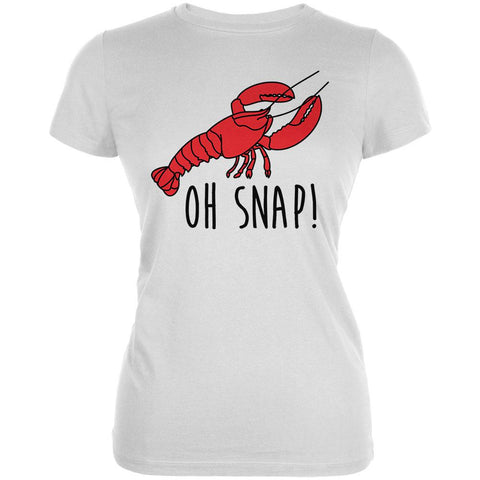 Lobster Crustacean Oh Snap Juniors Soft T Shirt