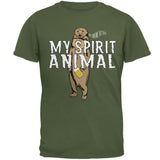 My Spirit Animal Bear Beer Funny Mens T Shirt