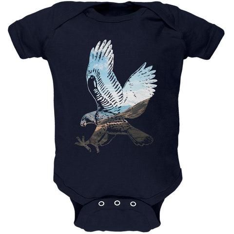 4th of July Eagle Freedom America USA Soft Baby One Piece