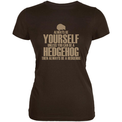 Always Be Yourself Hedgehog Juniors Soft T Shirt